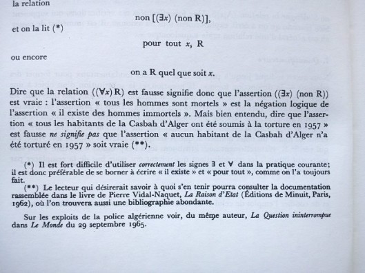 extrait du Traité d'Algèbre de Roger Godement. 